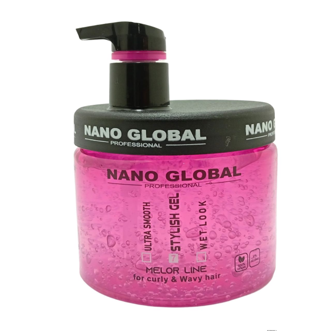 73f4a66d-9204-464e-b2da-d0eb17b049df ژل مو مخصوص موهای فر نانوگلوبال - Image 1